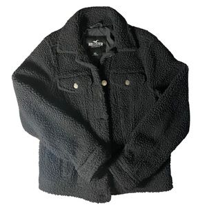 Hollister Black Teddy Jacket